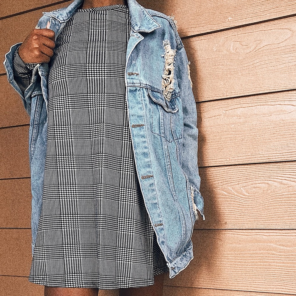 Distressed Jean Jacket